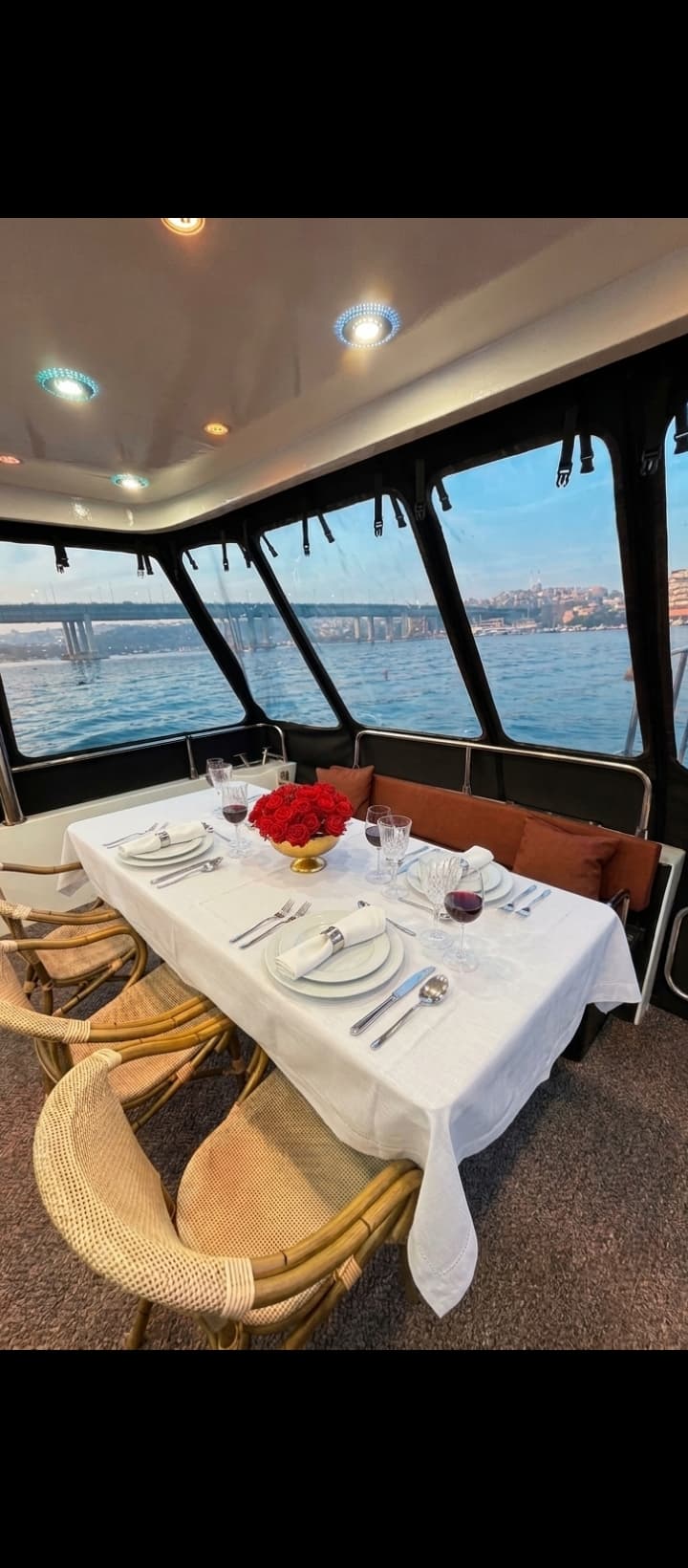 Embark on an Unforgettable 25-Person Sea Tour on Istanbul's Bosphorus with a 19-Meter Luxury Yacht Departing from Bebek!