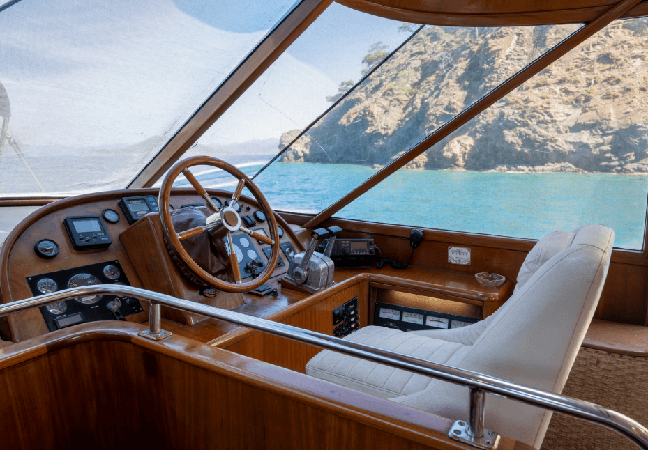 Luxus-Motoryacht 19m in Fethiyes türkisfarbenem Meer 18