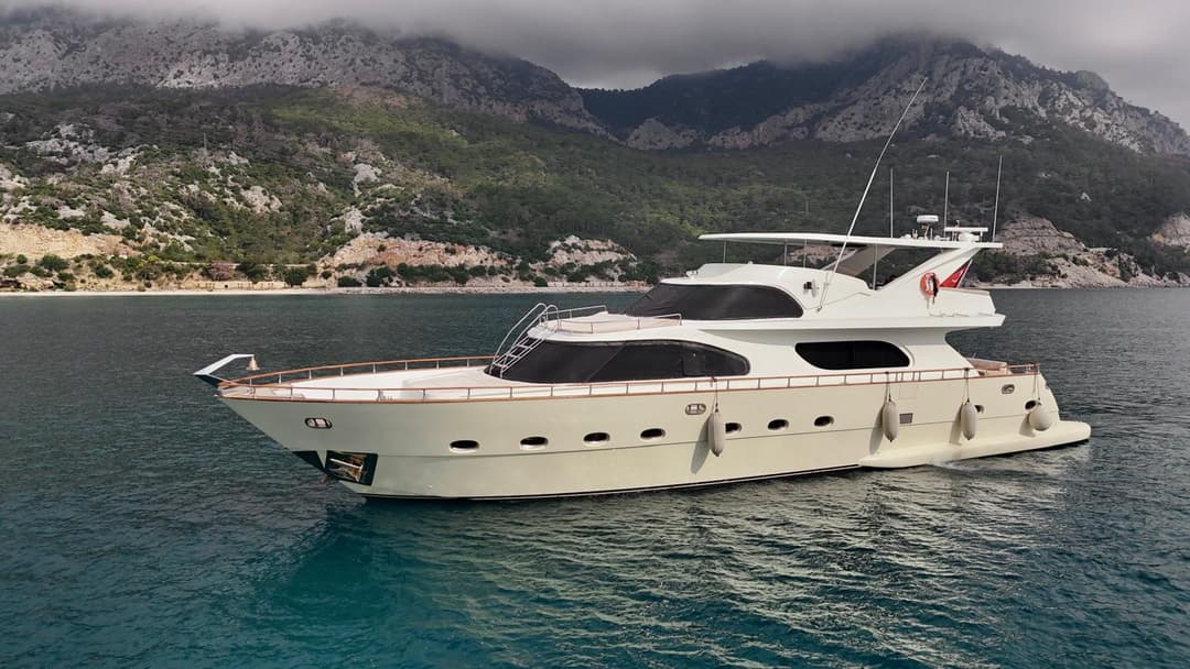 Antalya Center: 27 Meters Luxury Yacht  for 12 Guests, 3 Cabins - Exclusive Day Trips & Blue Cruises