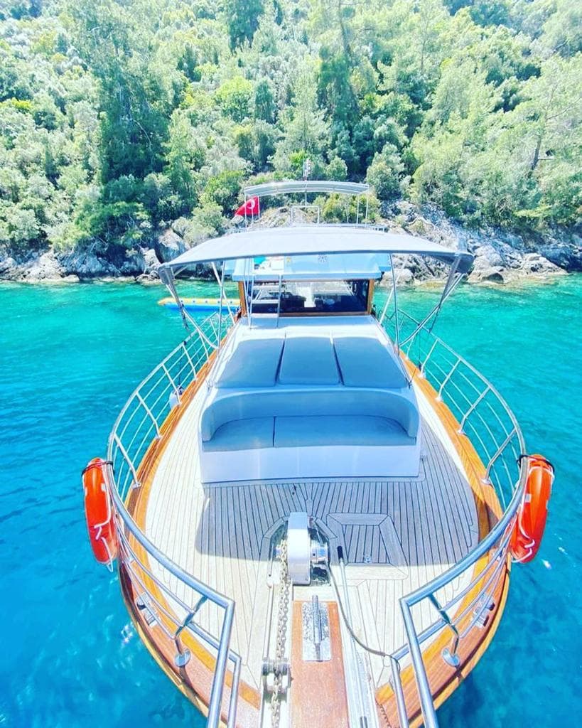 Comfortable and Enjoyable Day in Fethiye Bays with a 12-Person Standard Motor Yacht 10