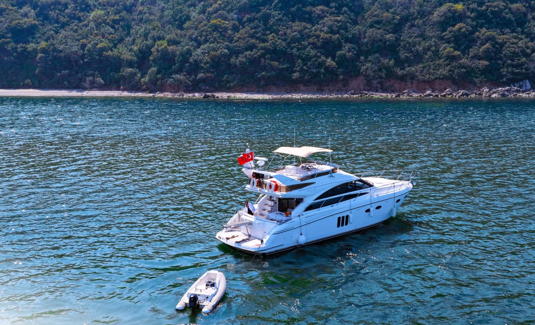 Unvergessliches 6-Personen-Meereserlebnis mit einer 20-Meter-Luxus-Motoryacht in Bodrum