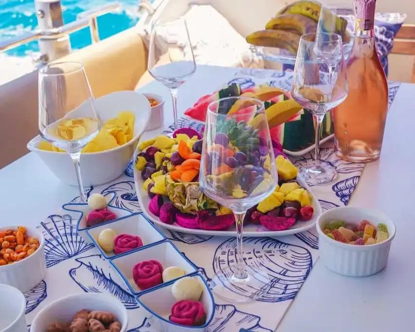 Tour Azul Exclusivo en Antalya con Yate Euro Craft: 2 Cabinas, Emocionante Travesía de 14 Metros 7