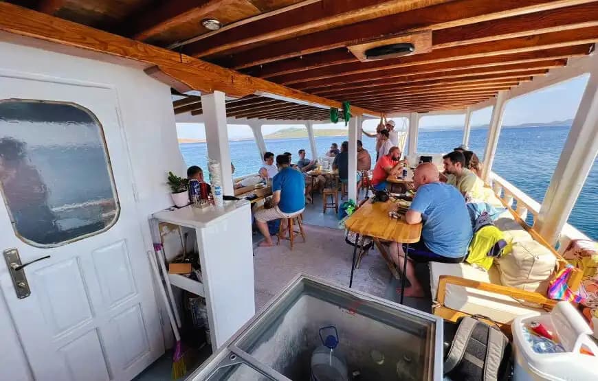 Luxe 15m jacht Ayvalık: dag & uur, 25p 3
