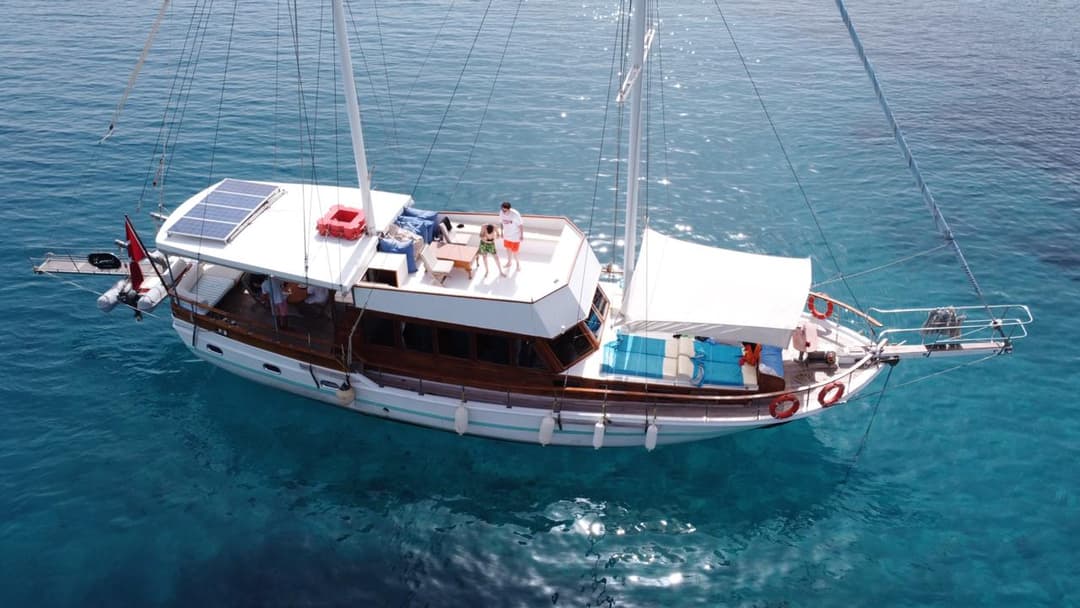 Bodrum: Einzigartiges 8-Personen Luxus-Yacht-Erlebnis auf 18 Metern mit 8 Kabinen