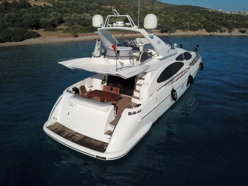 Bodrum: Luxus-Motoryacht (22m) für 8 Gäste, einzigartiges Übernachtungserlebnis auf See