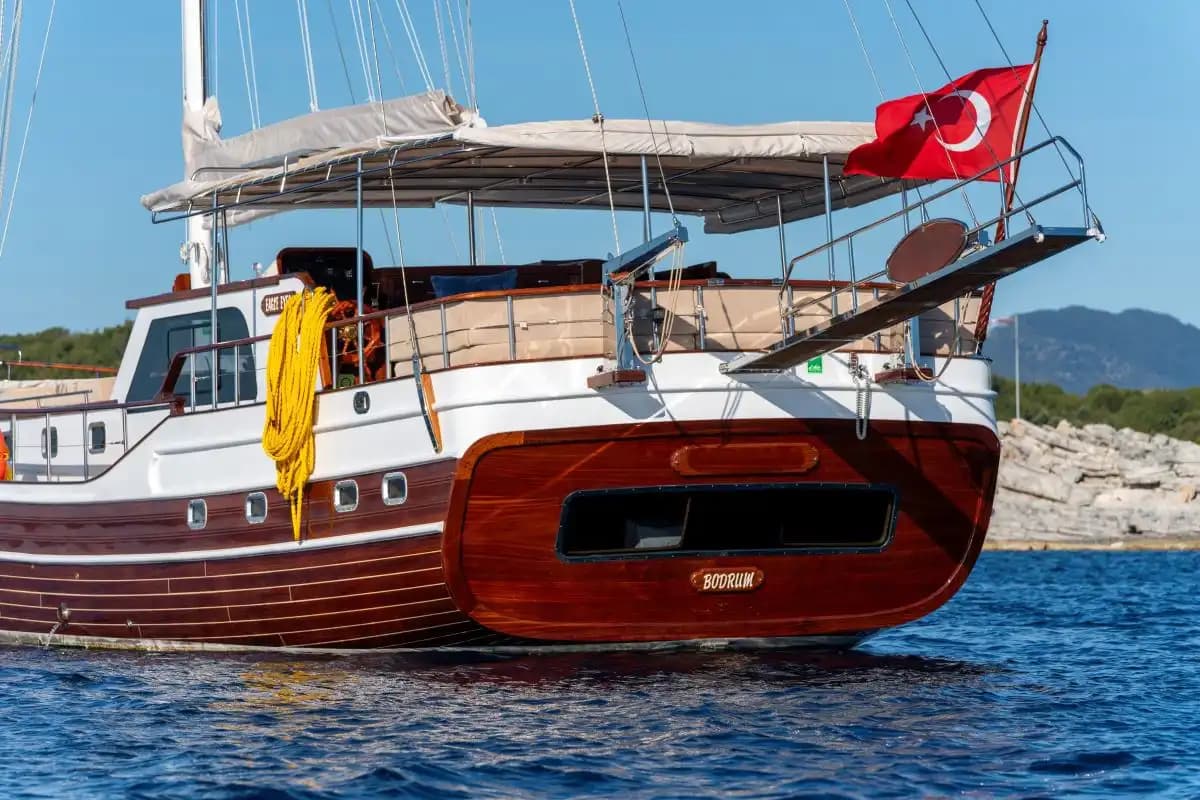 Bodrum: Gulet 20m, 8 pers. Crucero Pacífico 15