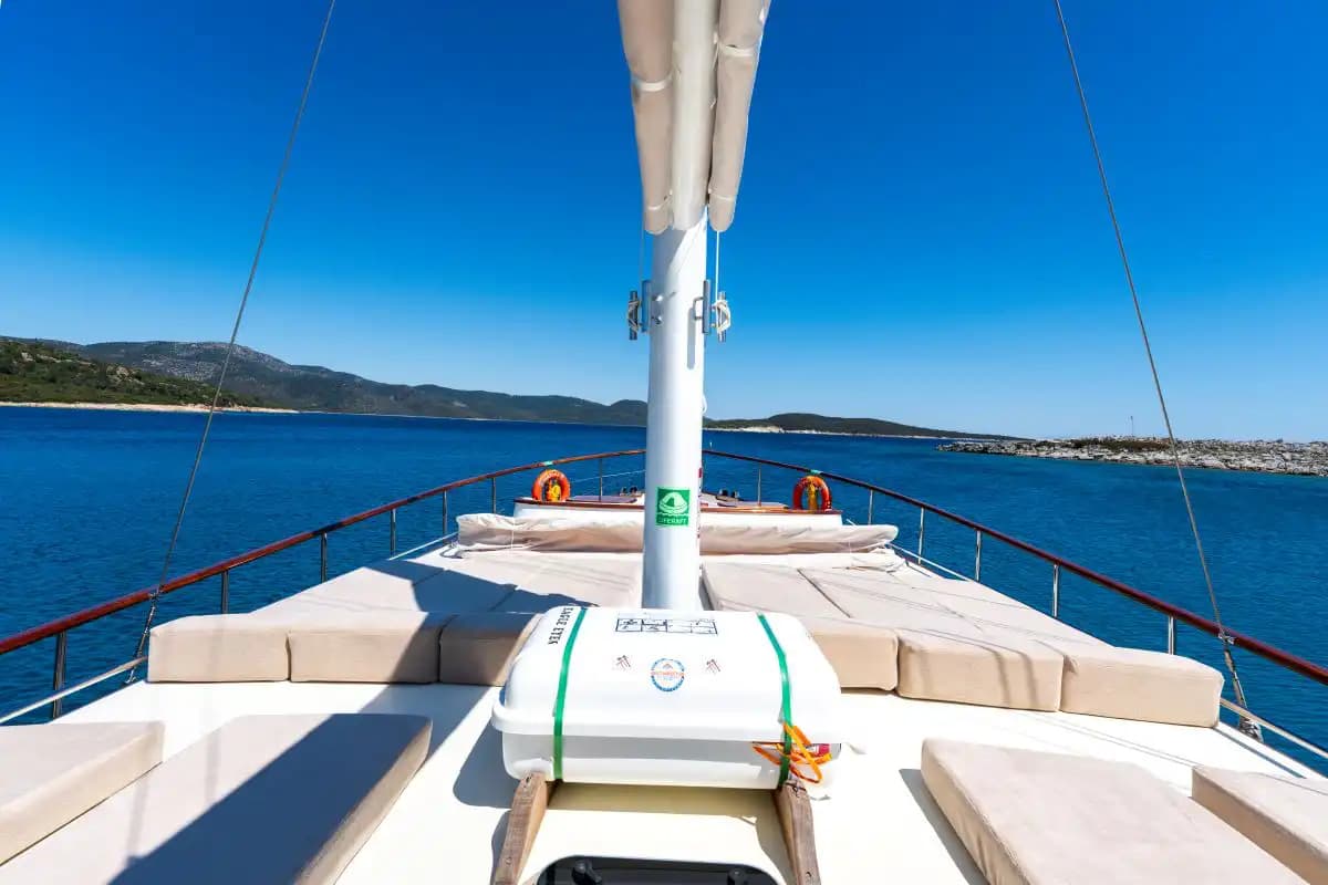 Bodrum: Gulet 20m, 8 pers. Crucero Pacífico 17
