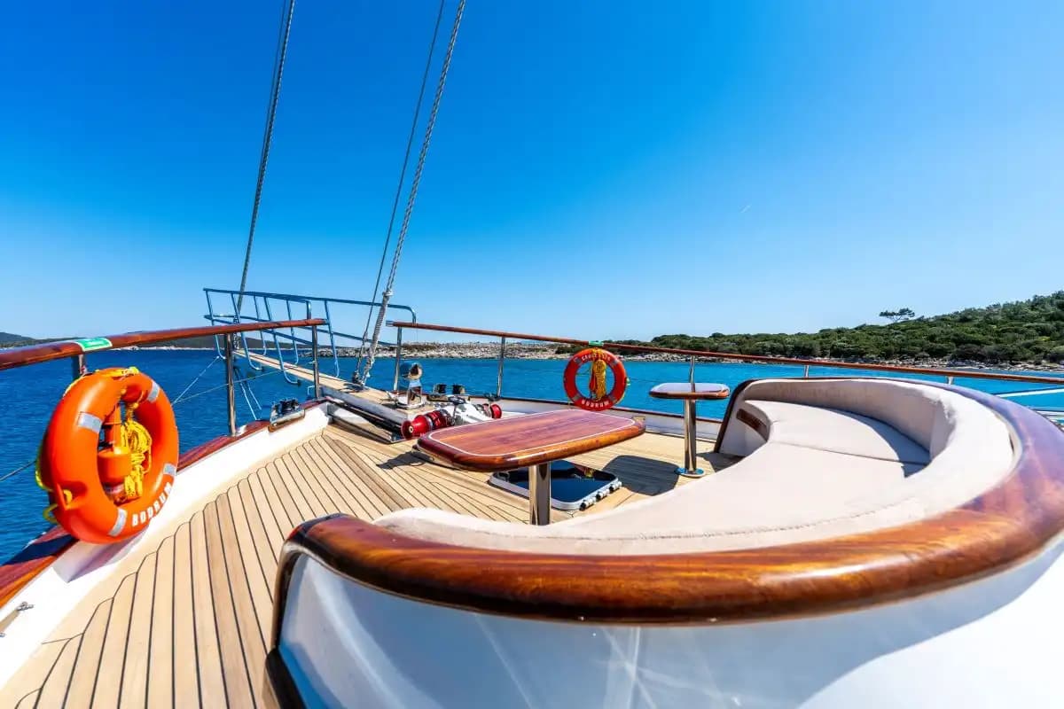 Bodrum: Gulet 20m, 8 pers. Crucero Pacífico 18