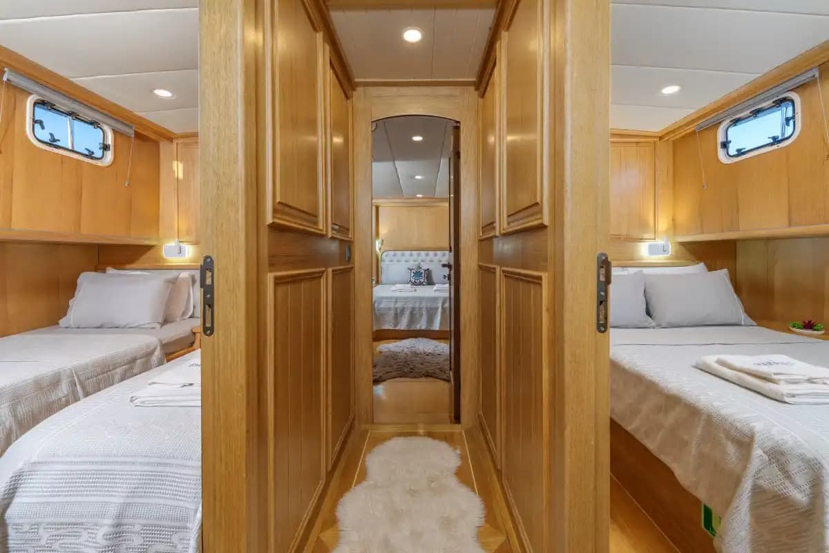 Bodrum: Gulet 20m, 8 pers. Crucero Pacífico 27