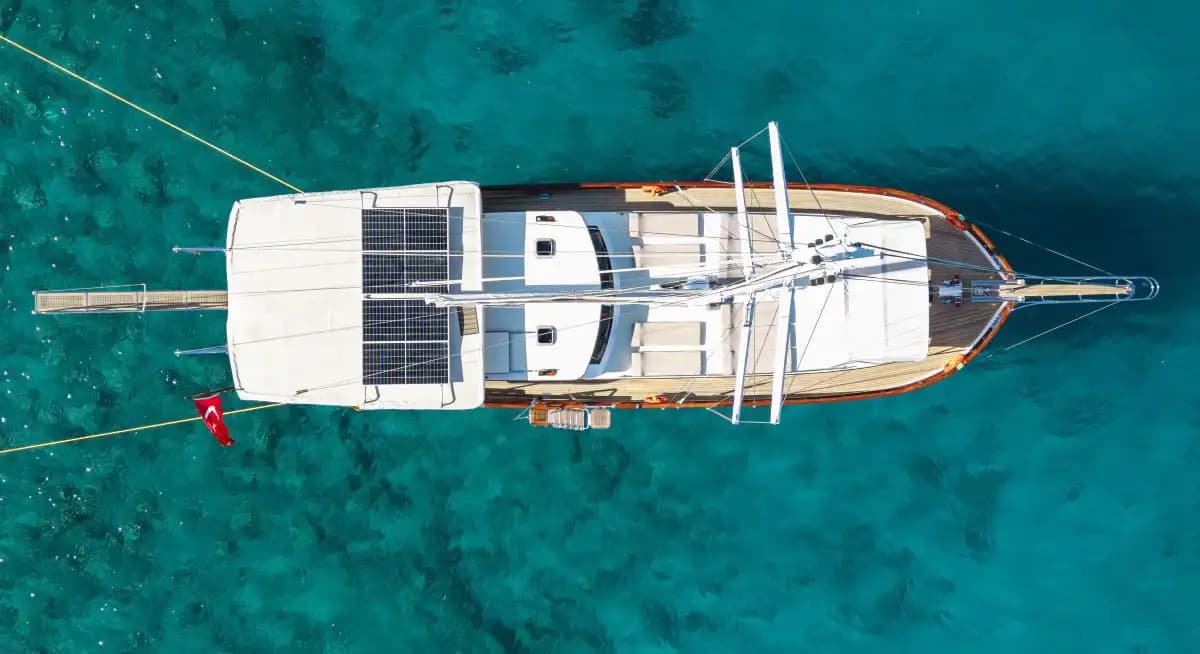 Bodrum: Gulet 20m, 8 pers. Crucero Pacífico 8