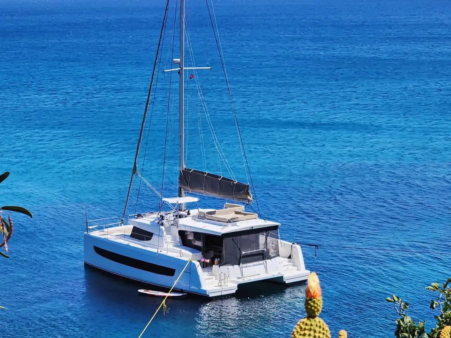 Luxury Nuitée Croisière turquoise on a 14-Meter Bali Catamaran in Bodrum - Fête sur le bateau