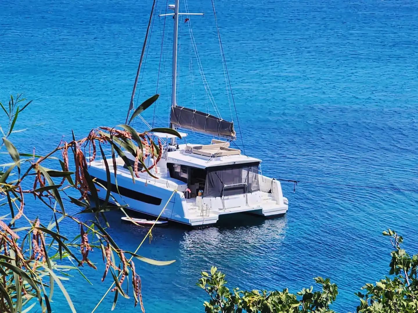 Luxury Nuitée Croisière turquoise on a 14-Meter Bali Catamaran in Bodrum 2