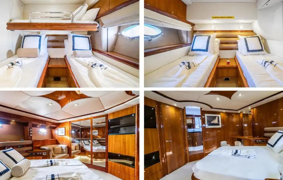 Определение роскоши в Бодруме: Незабываемый круиз на яхте Sunseeker Manhattan 75 длиной 25 метров 6