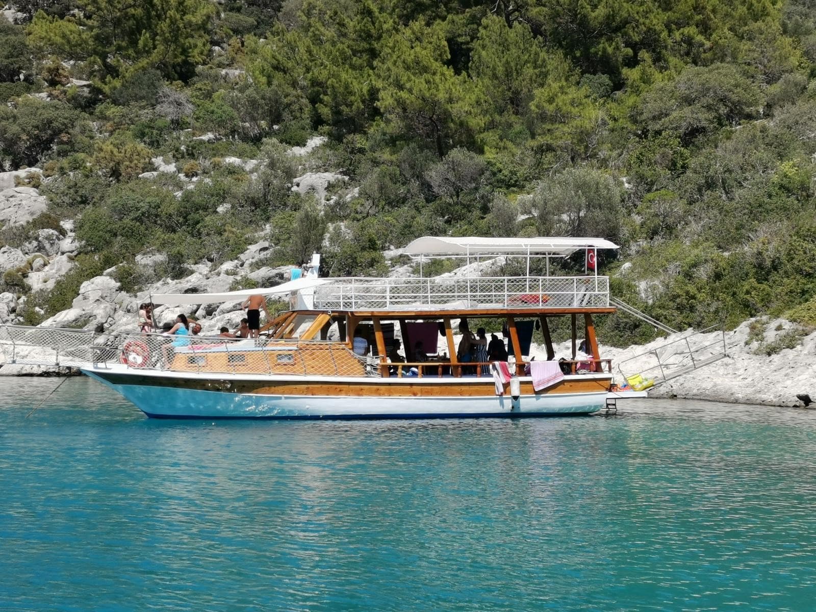 Ga op een onvergetelijk zeeavontuur voor 24 personen in Kekova met een 15 meter lange standaard Golet - Zakelijke bijeenkomst op een jacht