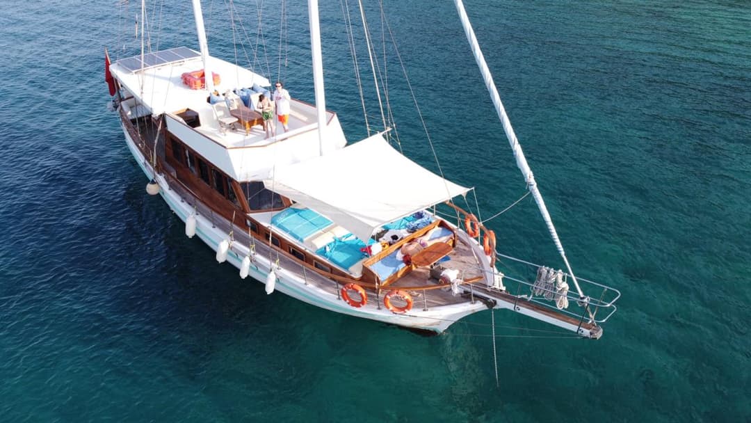 Bodrum: Einzigartiges 8-Personen Luxus-Yacht-Erlebnis auf 18 Metern mit 8 Kabinen