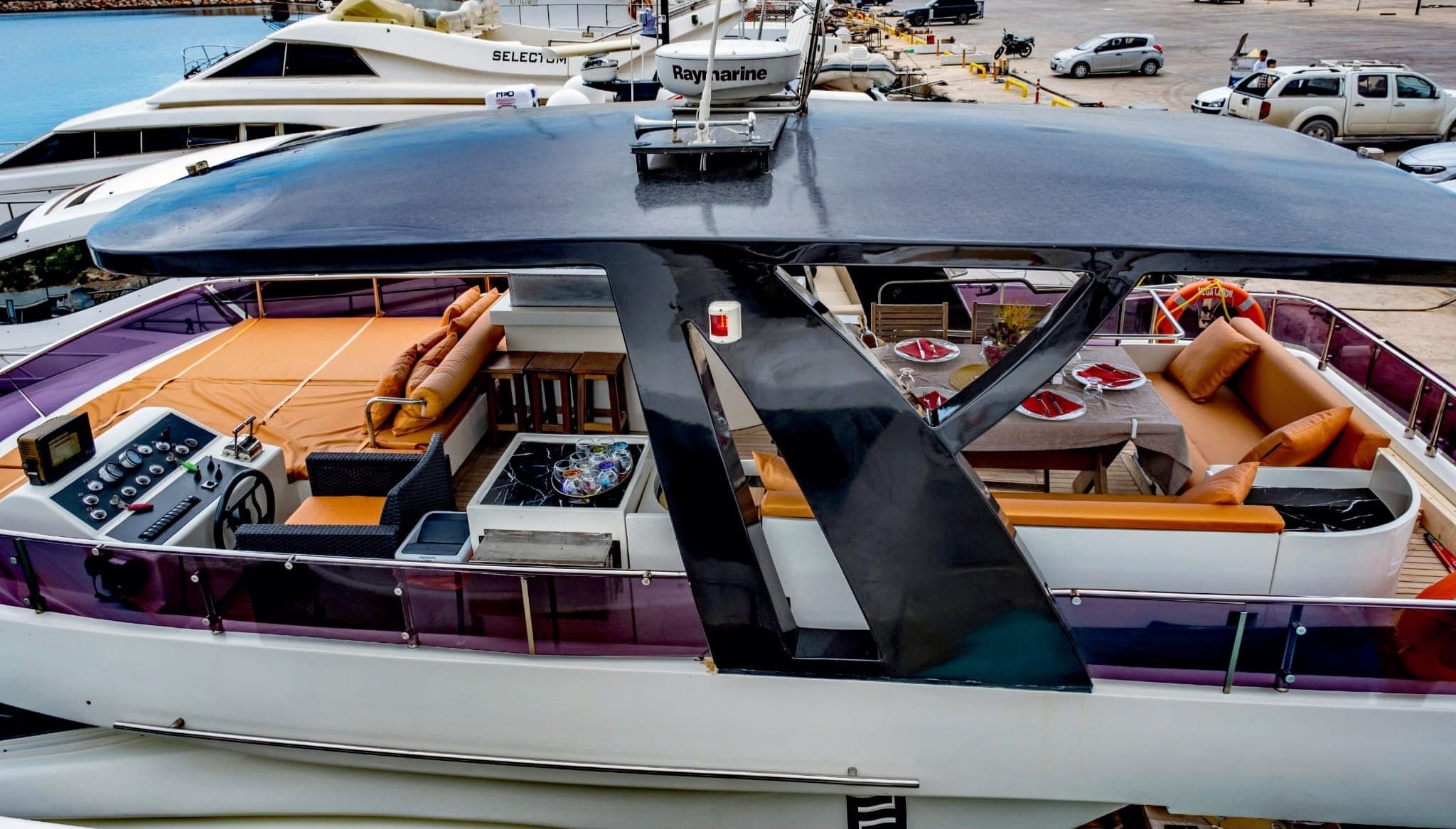 Luxury & Comfortable Experience with a 21-Meter Ferretti Motor Yacht in Antalya 10