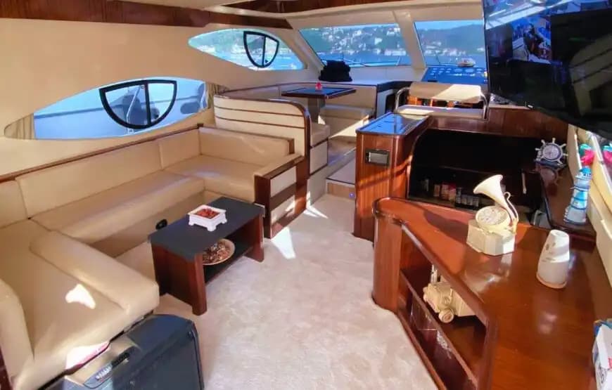 VIP Motor Yacht Enjoyment in the Blue Waters of the Bosphorus – Rental with Captain 7