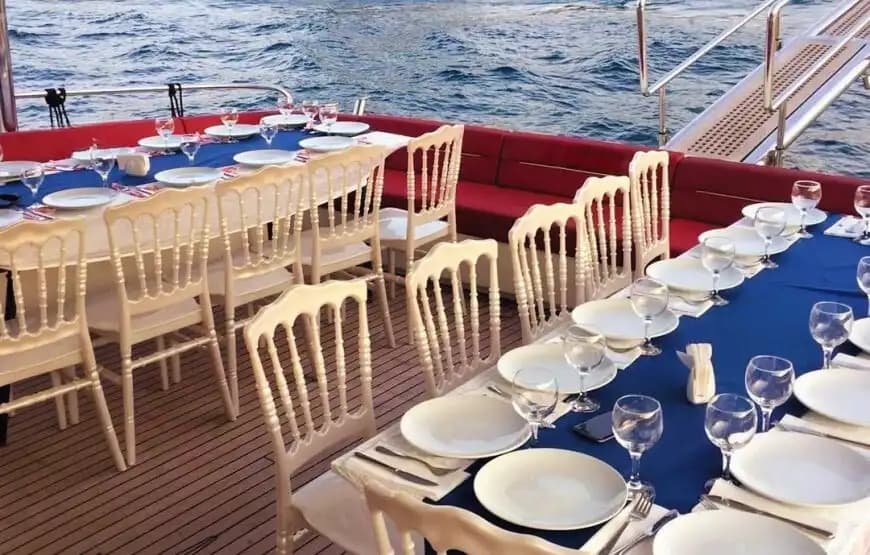 Private Tours for up to 36 People with a 26-Meter Luxury Motor Yacht in Bebek, Istanbul! 16