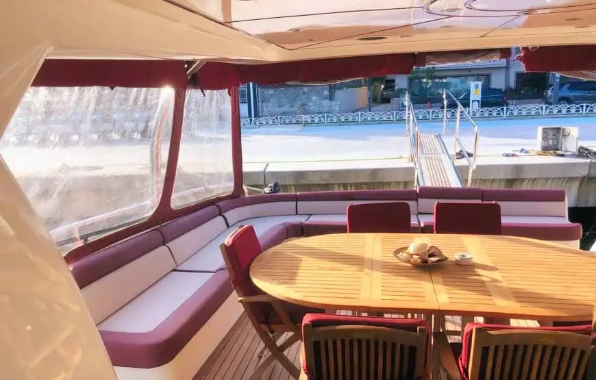 Private Tours for up to 36 People with a 26-Meter Luxury Motor Yacht in Bebek, Istanbul! 13