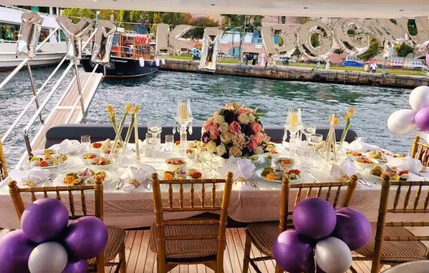 Enhance Your Special Days with a Stylish & Comfortable Yacht in the Bosphorus 8