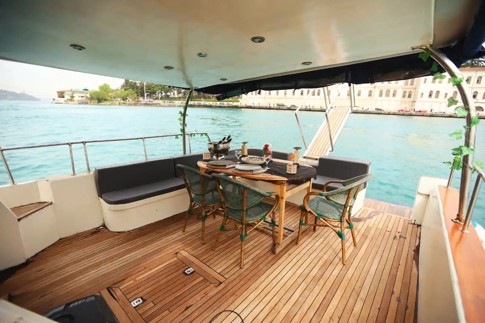 Discover the Most Beautiful Spots of the Bosphorus with a 10-Person Capacity Yacht 9