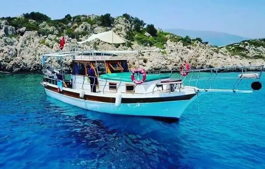 Betaalbare Blauwe Tour in Kaş met Economische 11m Boot 3