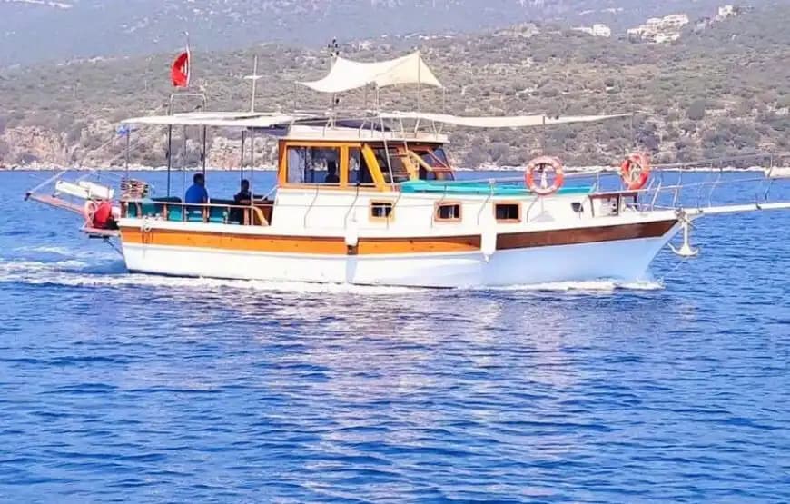 Betaalbare Blauwe Tour in Kaş met Economische 11m Boot 8