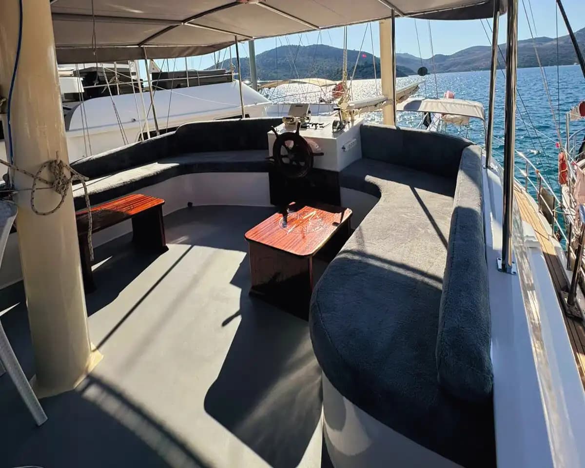 Flucht ins Blaue Paradies von Marmaris Bozburun mit 19-Meter-Gulet, 4 Kabinen 10