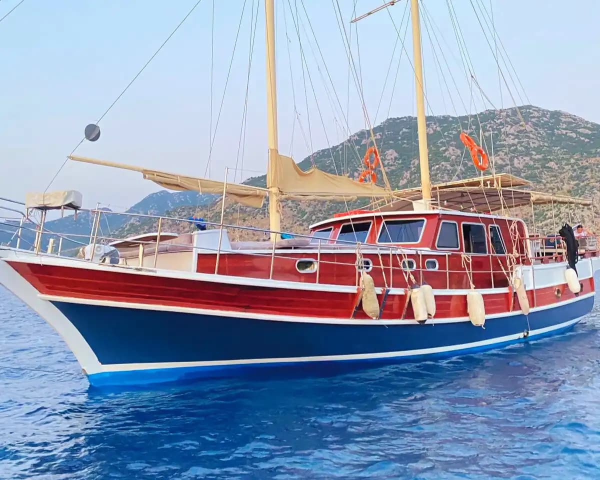 Flucht ins Blaue Paradies von Marmaris Bozburun mit 19-Meter-Gulet, 4 Kabinen - Junggesellinnenabschied auf der Jacht