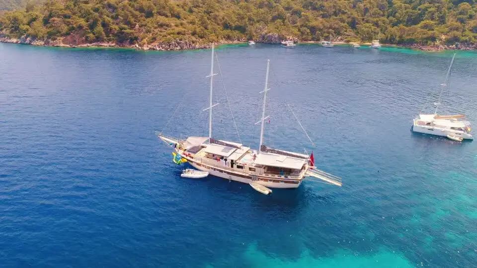 Privé Sea Holiday for 18 People with a Confortable 9-cabines Gulet in Marmaris 4