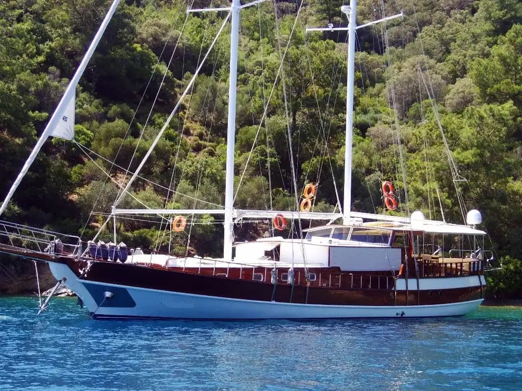 Marmaris'te Lüks 26 Metrelik Gulet Kiralama - 10 Kişilik Mavi Tur