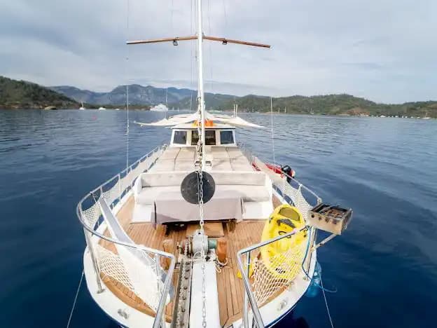 Location Luxe Goélette Göcek : 8 pers, 4 cabines - Anniversaire de mariage sur un yacht