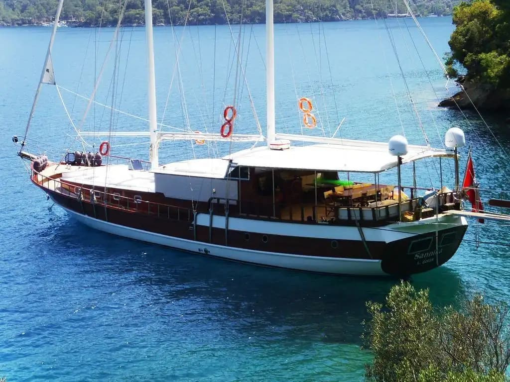Marmaris'te Lüks 26 Metrelik Gulet Kiralama - 10 Kişilik Mavi Tur 7
