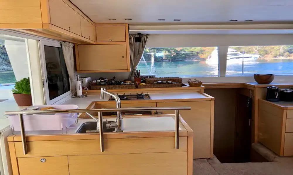 Bodrum: 15 Meter Catamaran for Luxurious Day Boat Rental 17