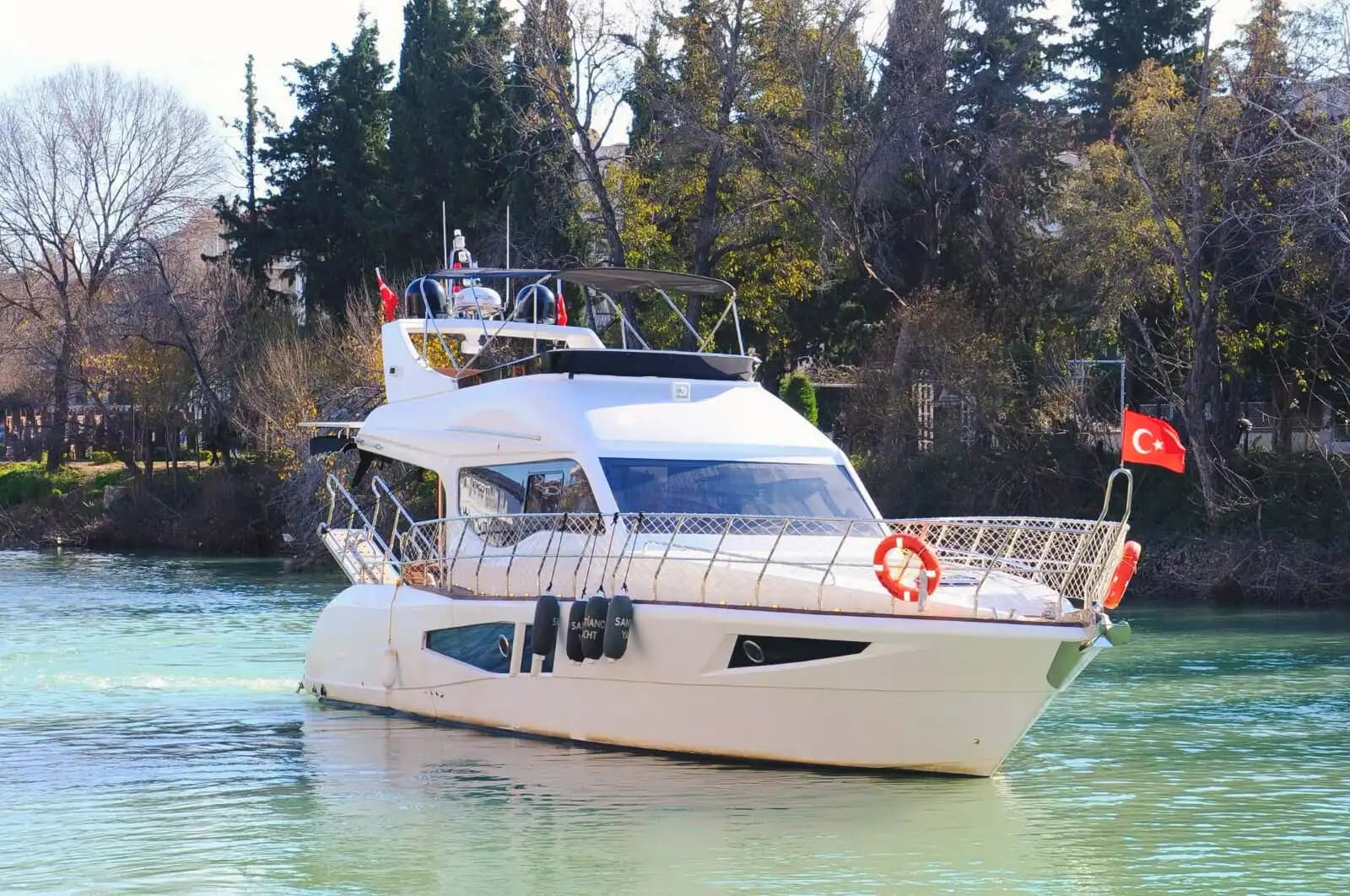 Stylish and Modern Motor Yacht for Graduation Parties and Special Occasions in Side - Party on the Boat