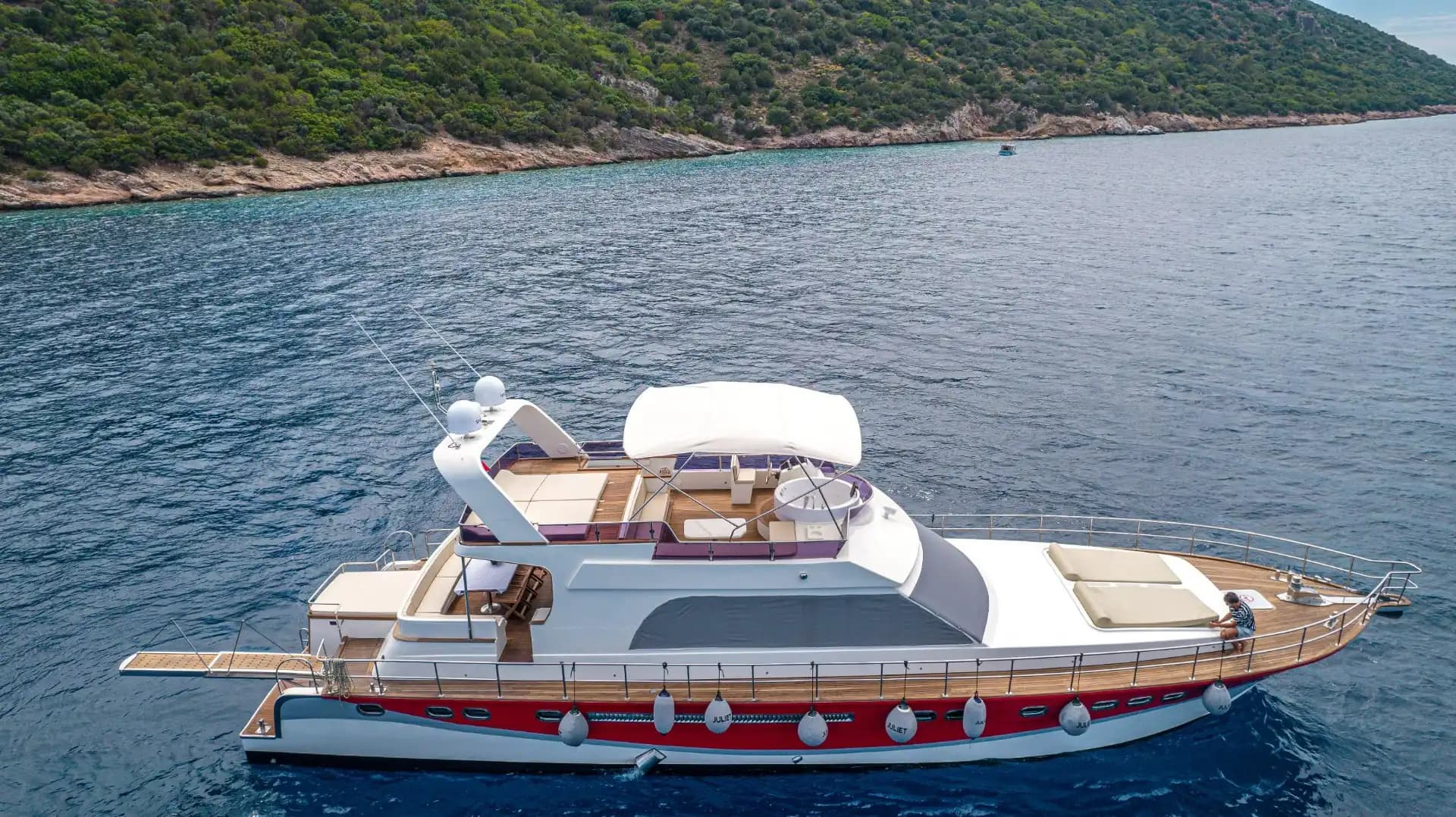 Luxury Motoryacht in Bodrum: 24-Meter, 5-cabines Confortable Croisière turquoise 7
