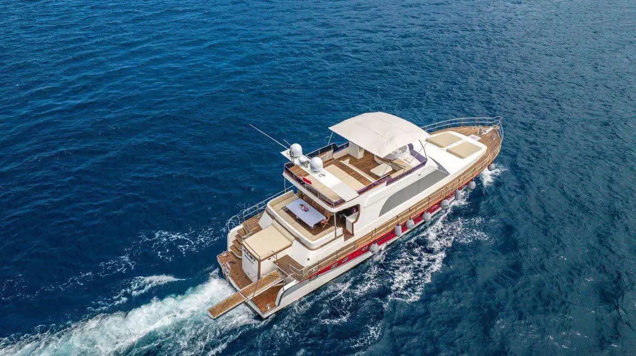 Luxury Motoryacht in Bodrum: 24-Meter, 5-cabines Confortable Croisière turquoise 6