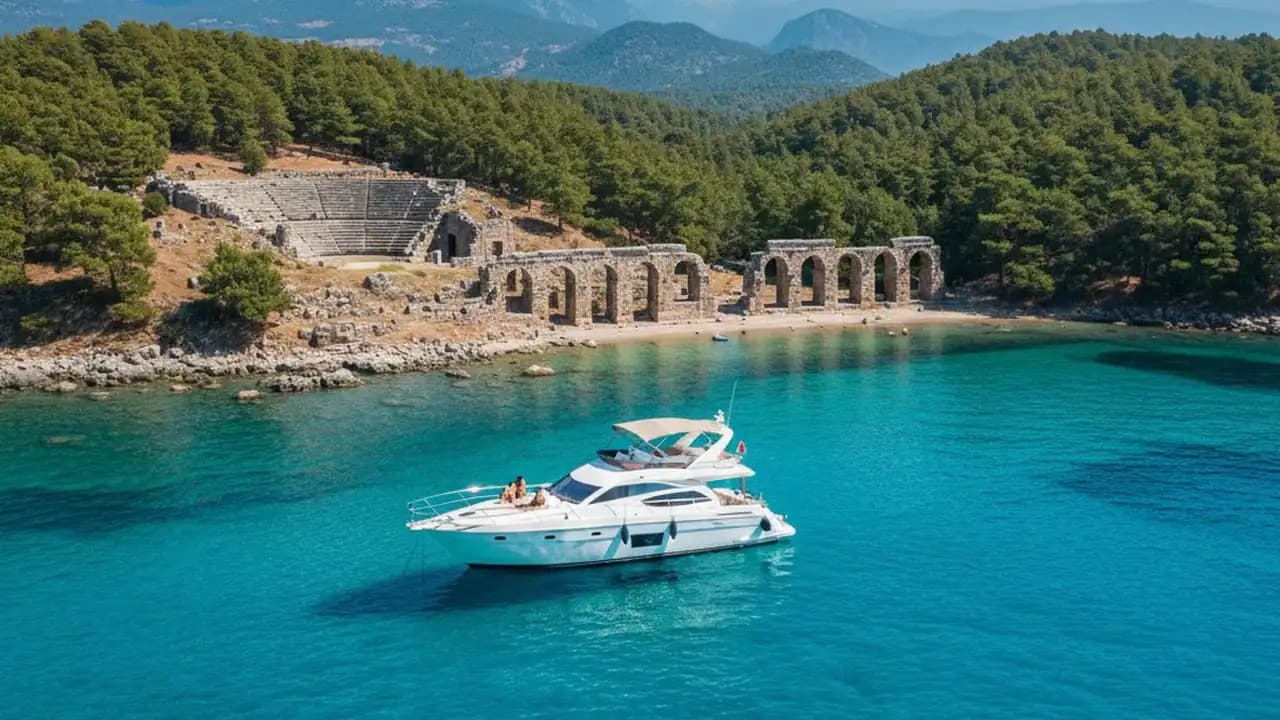 Wohin fahren bei einem Yachtcharter in Kemer?