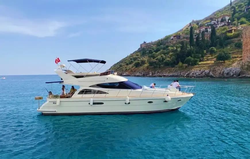 Private Boat to Sail into Alanya’s Unique Blues - Wedding Anniversary on a Yacht