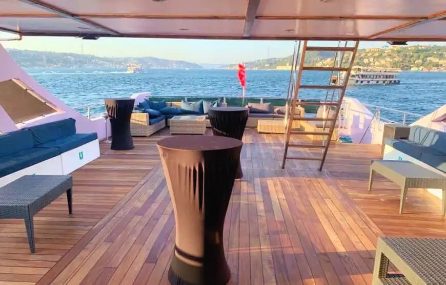 A Spacious 90-Person Capacity Yacht for Graduation Balls and Business Events in Istanbul 5