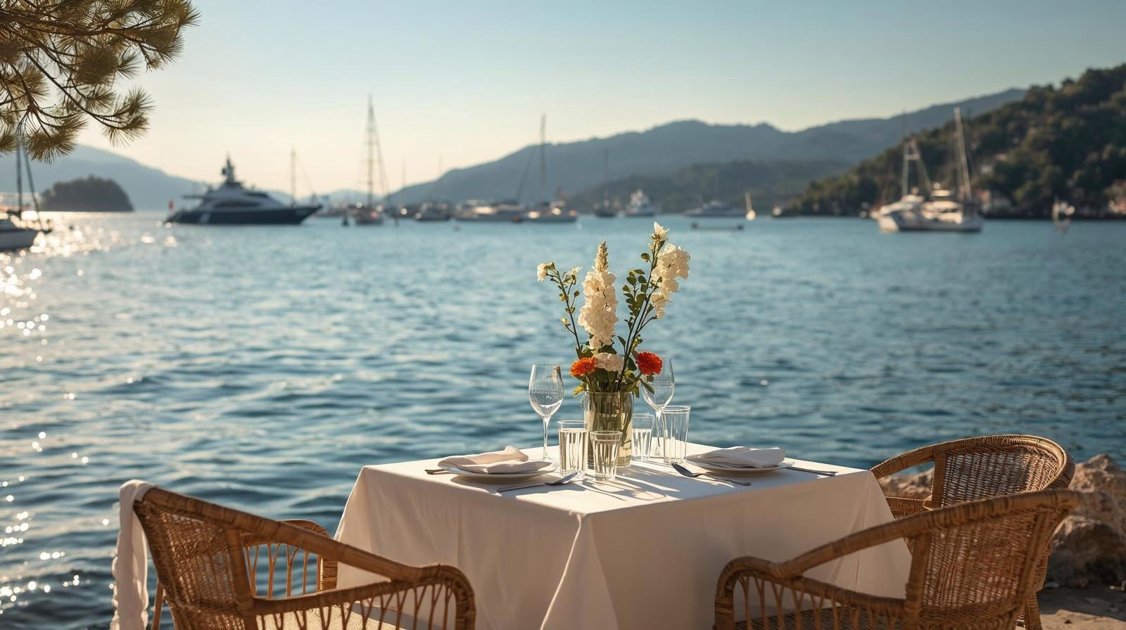 Fethiye Tekne Turunda Lüks Bir Öğle Yemeği Molası